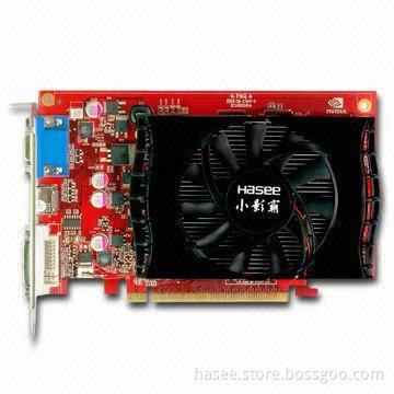 Graphics Card with 512MB Memory Size and HDMI/DVI/VGA Interface